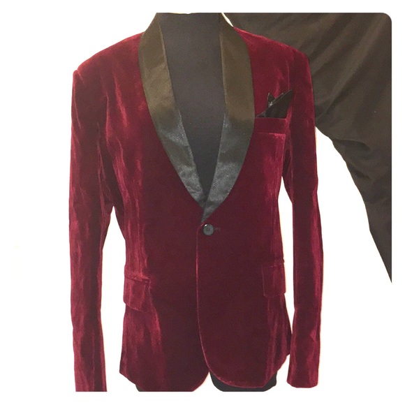 velour smoking jacket